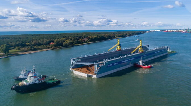 BLRT Grupp ввела в эксплуатацию крупнейший в странах Балтии плавдок